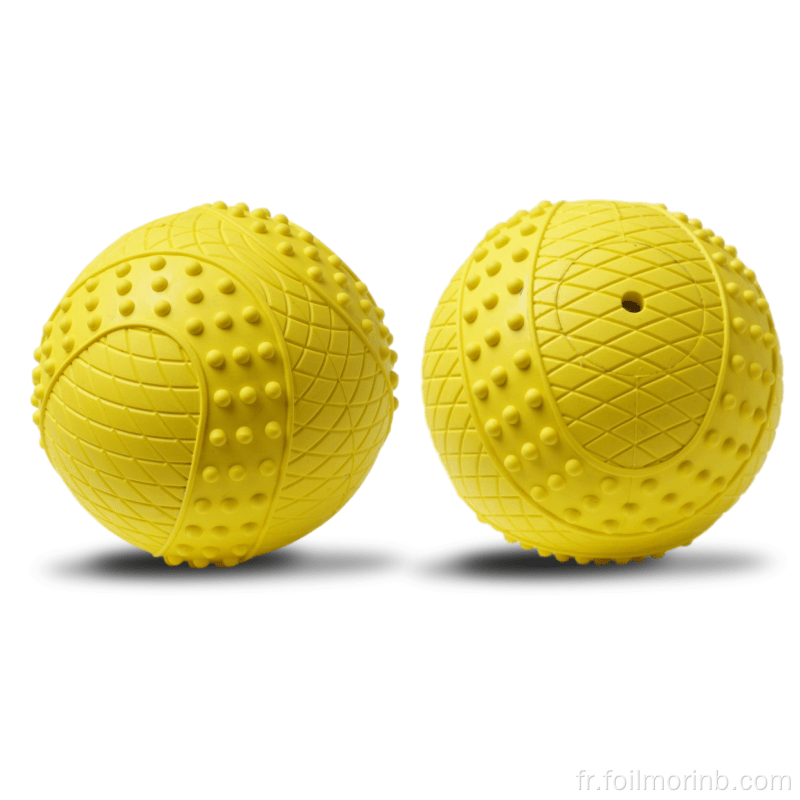 Ball Toys Innovations Balle de tennis en caoutchouc pour chien