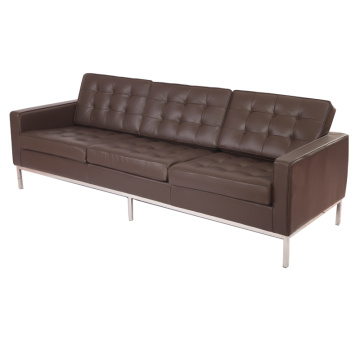 Replica leather knoll sofa 3 seater