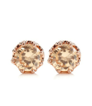 Buttercup diamond stud earrings