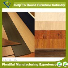 PVC flooring application laminated wood grain pvc film