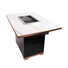 Smokeless barbecue tables are commercial