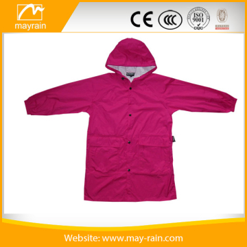 Girls nylon raincoat waterproof jacket