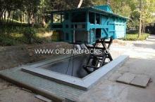 50T Lifting & Sidesway Garbage Transfer Station With Compre