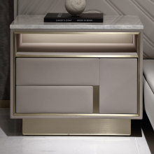 Black 2 Drawer Solid Wood Oak Night Stand Bedside Table - New Arrival Bedroom Furniture