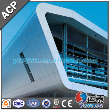 4mm aluminium composite panels with PVDF coating outdoor decoration building cladding