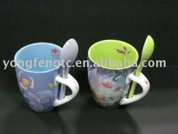 YF28016 lover mug with spoon