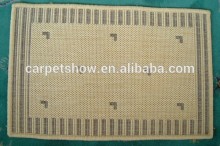 Indoor outdoor flat woven rug