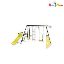 Multi-Function Swing Set with Integrated Slide