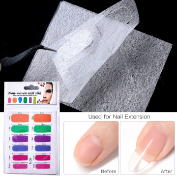 Nail Fiber Sheet Nail Lengthening Fiberglass Nail Extension Tool Extended Filament Nail Art Nail Sticker Nail Fibre Sheet