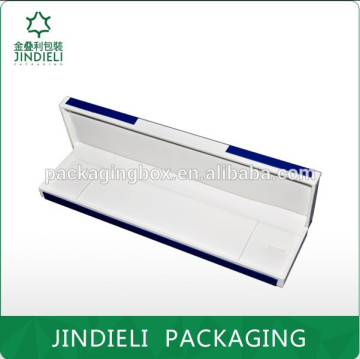 Blue necklace jewelry packing box