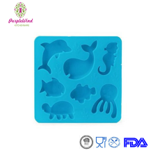 Food-grade Silicone Sea life shape Ice Mold/ ice cube trays
