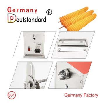 Elektrischer vollautomatischer Stretch-Tornado-Kartoffelschneider