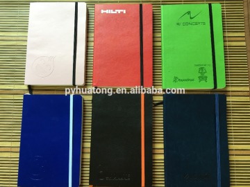 soft cover leather notebook