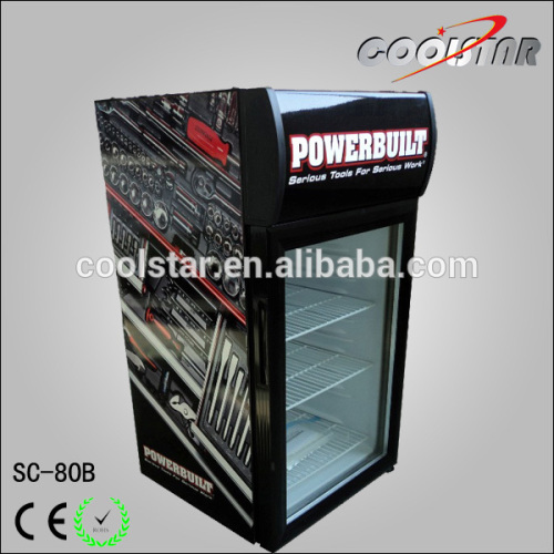 Display refrigerating cabinet for chain store