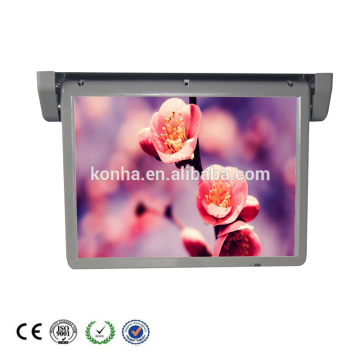 24v 19 inch car flip monitor android system