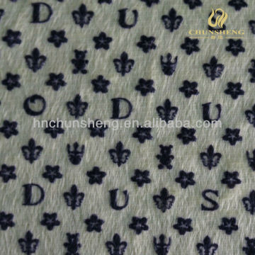 Warp Knitting 100% Polyester Printing Velboa Fabric