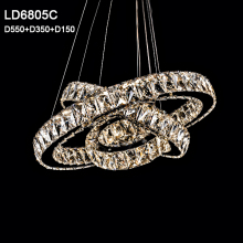 Factory outlet K9 crystal small modern chandeliers