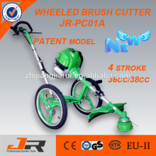 2015 new design 38cc wheeled brush cutter/wheeled grass trimmer