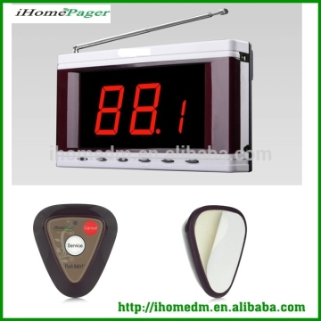 Hotel waiter buzzer systems pager service provider