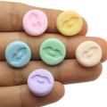 Kawaii Round Candy Resin Cabochon Simulation Lebensmittel mit Lippenform Großhandel DIY Haarschmuck Schmuckherstellung