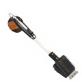 brosse de nettoyage de gril de barbecue amovible avec grattoir