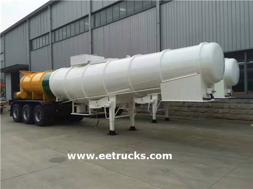 Lenters sulfuric acid tanker trailers