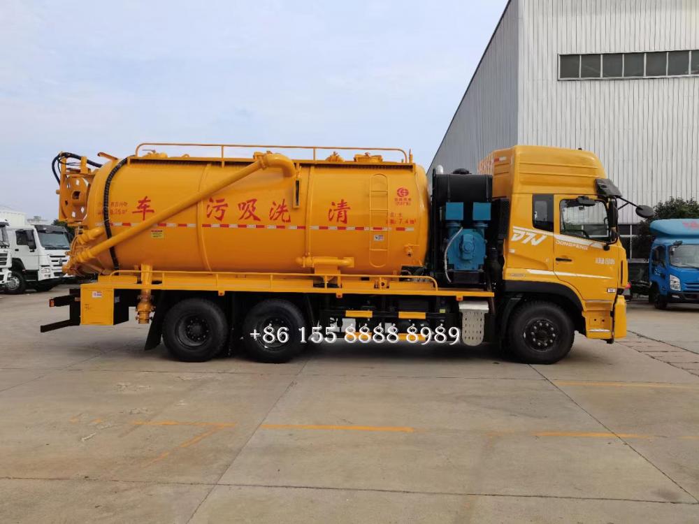 6x4 Dongfeng 22m3 Tank Mehole Santer للمبيعات