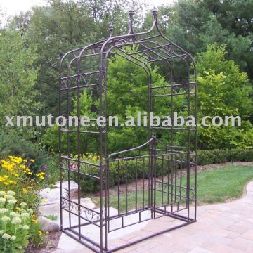 metal garden arbor