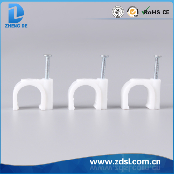 nylon round cable fixing clip