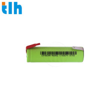 UN38.3 certified li ion 3.7V 18650 battery with solder tabs