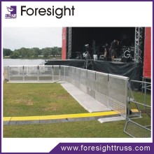 retractable construction temporary fencing/pvc crowd control barrier