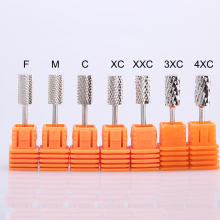 Silver Color Carbide Drill Bit Nail Grinding Machine Nail Drill Bit