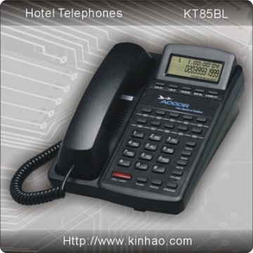 KT85BL hotel phone with caller ID