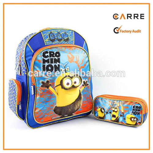 cute cartoon 2pcs kids school bag set