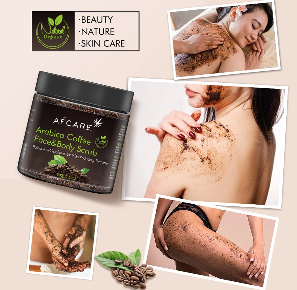 OEM Anti Aging Body Deep Cleansing Wholesaler Custom Anti-Aging Organic Exfoliating Coffee Body Scrub