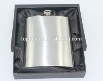 8oz stainless hip flask with gift box