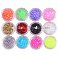 nail art supplies tools finger glitter /Glitter Strip Powder Set For Nail Art Decoration