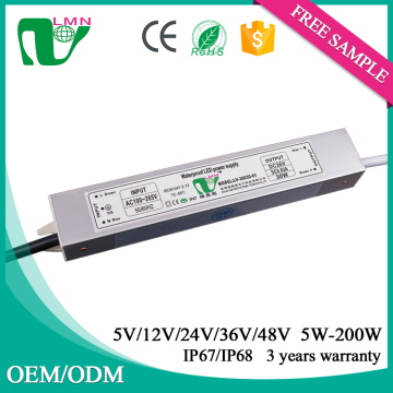 36V 30W 0.83a waterproof led driver