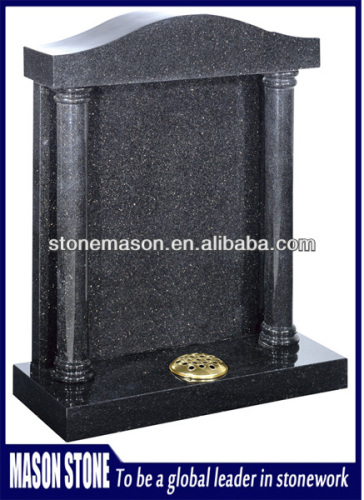 Hot sale traditional black headstone flower holder