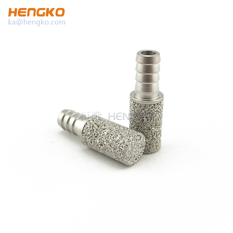 HENGKO custom sintered porous stainless steel 316 316L carbonation stone of soft drinks sparging