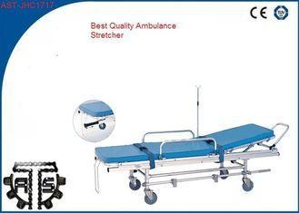 Stainless Steel Ambulance Stretcher Trolley Foldable Wheel