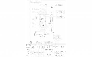 Tapered roller bearing 32313