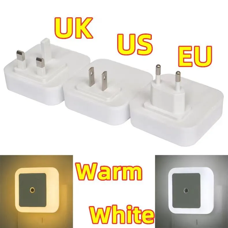 Smart LED Night Light with Dusk to Dawn Sensor, Daylight White