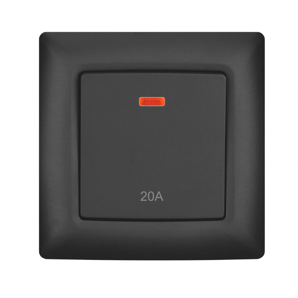 BF Series 1 Gang 20A Switch With Neon