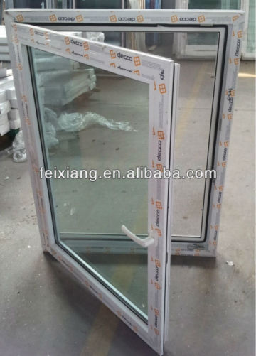 Tinted glass PVC window