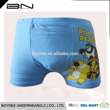 2016 High Quality Breathable Free Sample Boxer Children Underwear Boy Models