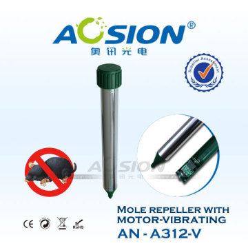 Waterproof Outdoor Sound Rodent Mole Repeller, Motor Mole Repeller With Battery
