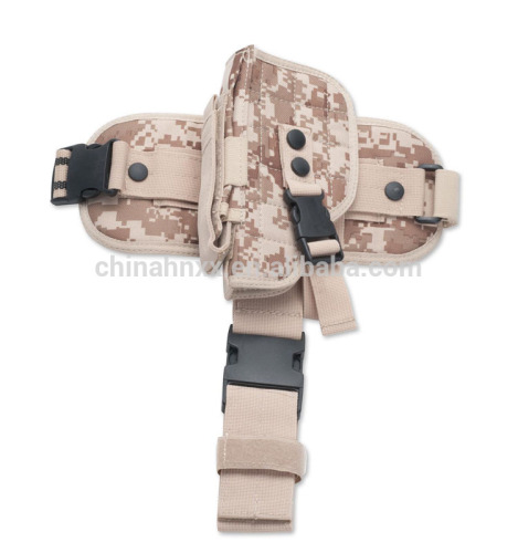 Camouflage military tactical belt nylon gun holster