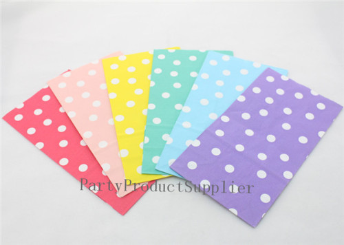 Craft Printed Polka DOT Paper Bag for Party Wholesale