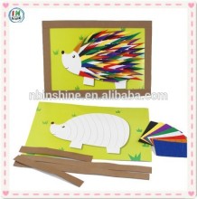 Felt diy hedgehog pictures , kids felt craft , gift and craft